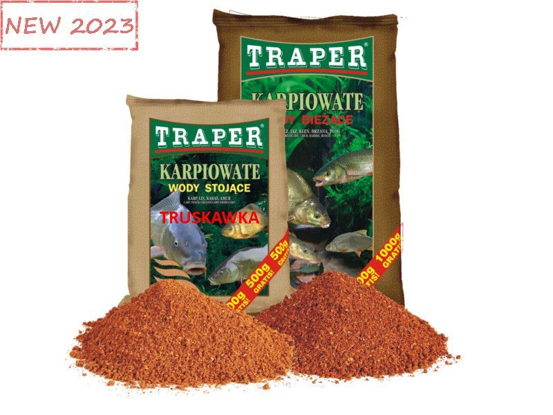 Zan�ta TRAPER 2.5 Kg KARPIOWATE Wody Stoj�ce Truskawka