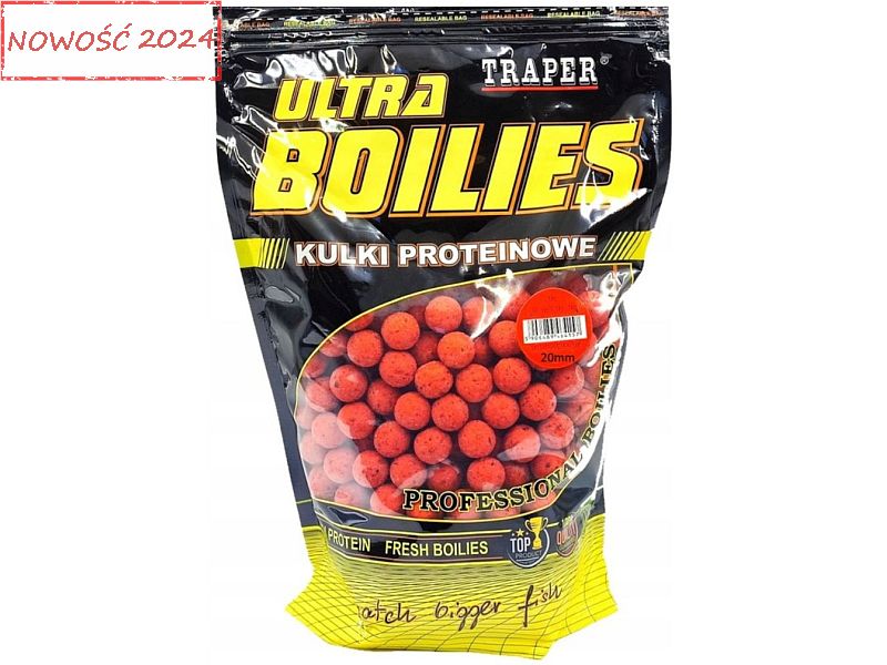 Kulki Proteinowe TRAPER Ultra 1kg 20mm Ochotka