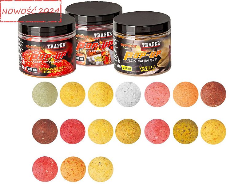 Kulki Proteinowe TRAPER P�ywaj�ce 50g 18mm Orzech Tygrysi