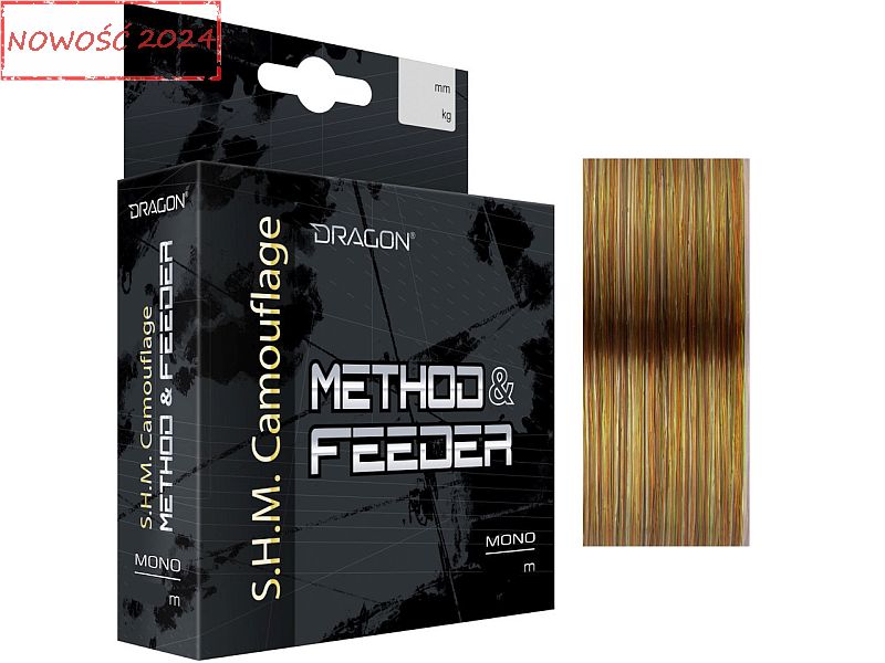 �y�ka DRAGON S.H.M. Camouflage Method & Feeder 150m 0.20mm