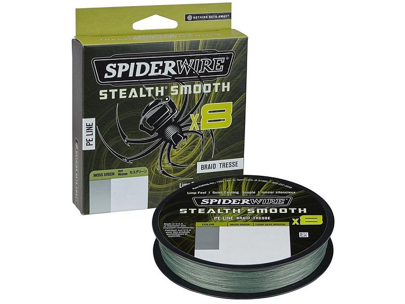 Plecionka SPIDERWIRE Stealth Smooth X8 150m Moss Green 0.13mm 