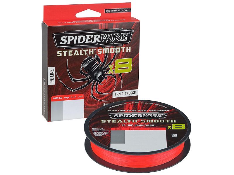 Plecionka SPIDERWIRE Stealth Smooth X8 150m Code Red 0.13mm 