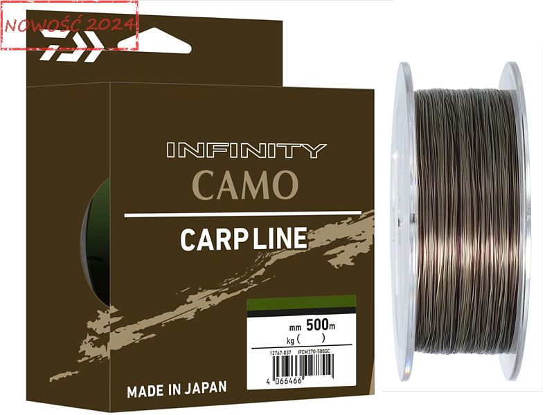 �y�ka DAIWA Infinity Sinking Mono Brown Camo 500m 0.30mm