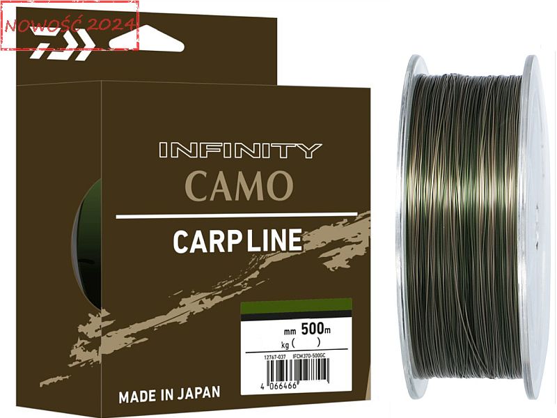 �y�ka DAIWA Infinity Sinking Mono Green Camo 500m 0.30mm