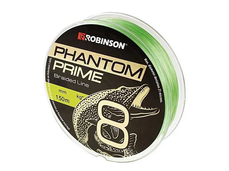 Plecionka ROBINSON Phantom Prime Jasnozielona 150m 0.08mm
