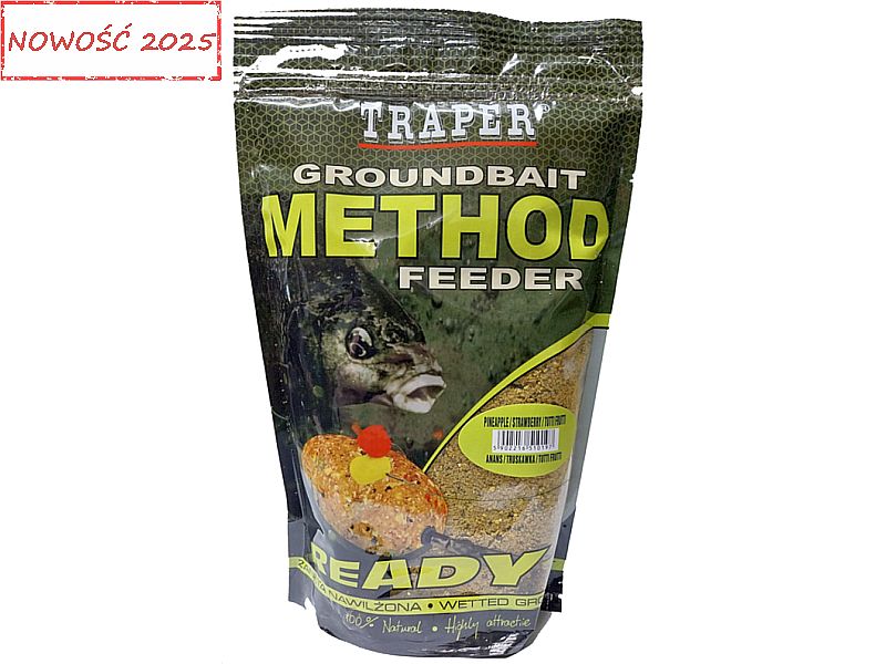 Zan�ta TRAPER 0.75 Kg Method Feeder READY Ananas Truskawka Tutti-Frutti