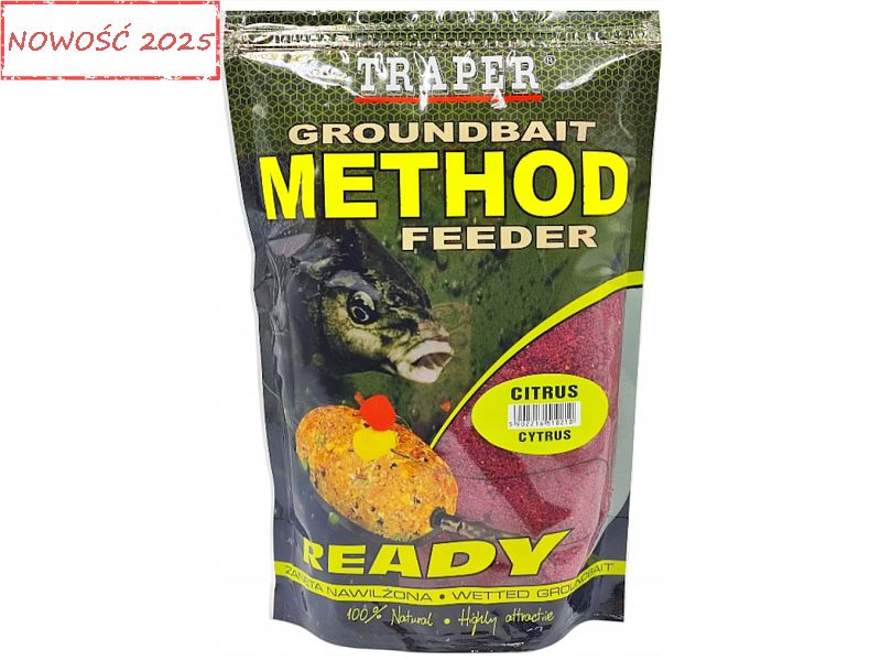 Zan�ta TRAPER 0.75 Kg Method Feeder READY Cytrus