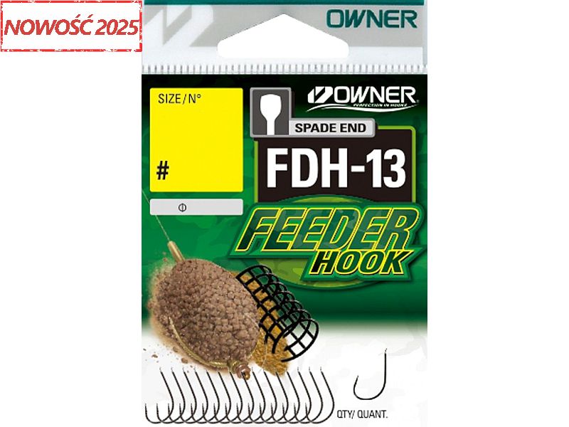 Haczyk OWNER Feeder Hook FDH-13 Nr 10 x16