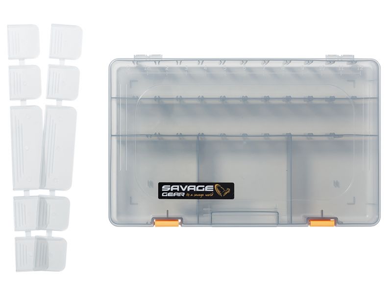 Pude�ko SAVAGE-GEAR Lure Box 6D Smoke 36.0x22.5x5.0cm