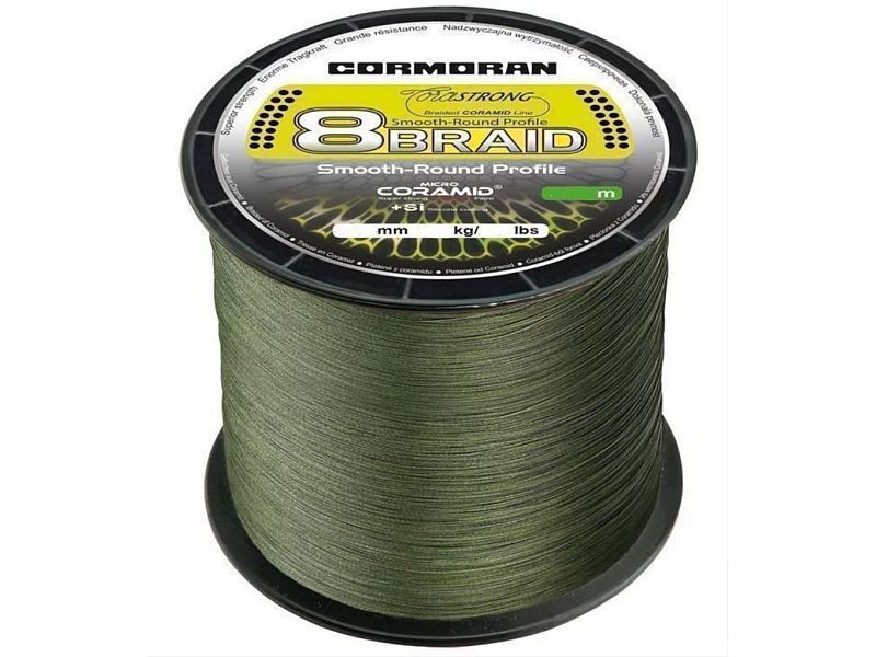 Plecionka CORMORAN Corastrong 8X 1200m Green 0.14mm