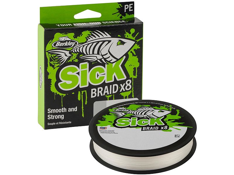 Plecionka BERKLEY Sick Braid 8x White 150m 0.10mm