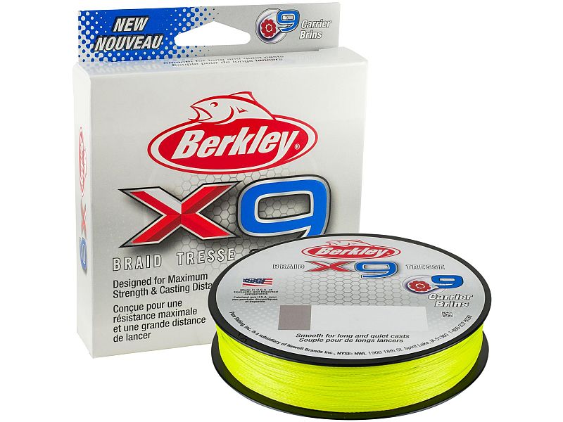 Plecionka BERKLEY X9 Flame Green 150m 0.06mm