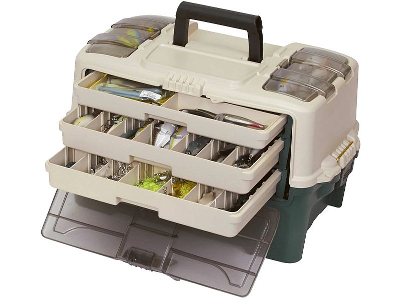 Pude�ko PLANO 723300 3 Tray Box Drawer Ver. Green