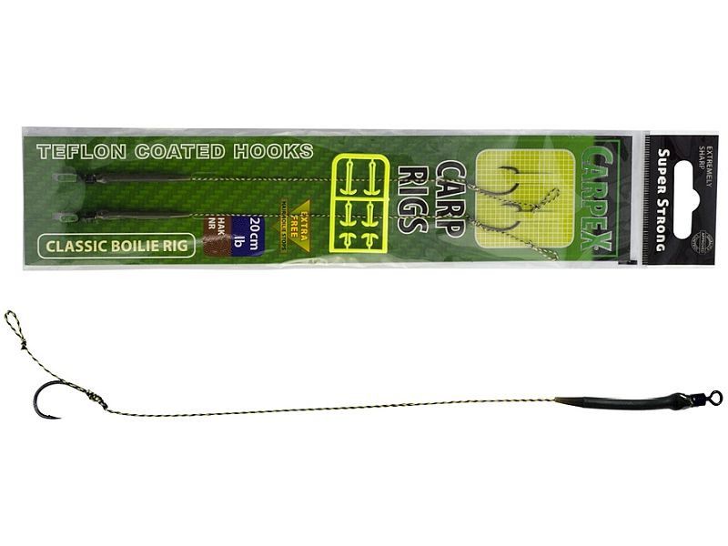 Haczyk z przyponem ROBINSON Classic Boile 20cm 20lb Nr 04 x2