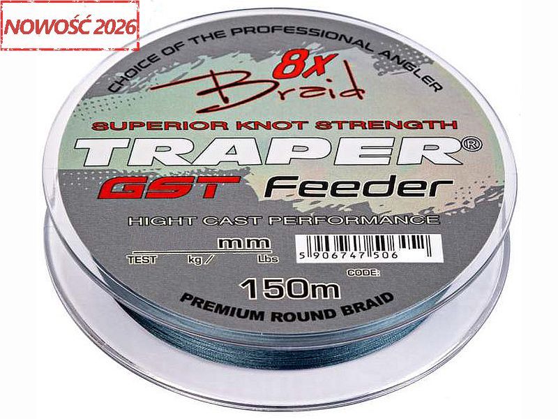 Plecionka TRAPER GST Feeder X8 Premium 150m 0.12mm