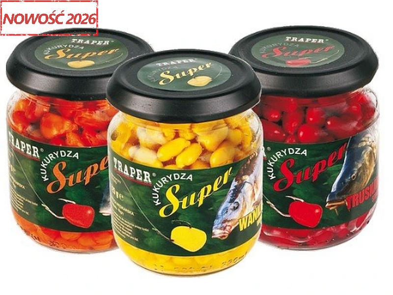 Kukurydza TRAPER 125gr  SUPER Orzech Tygrysi