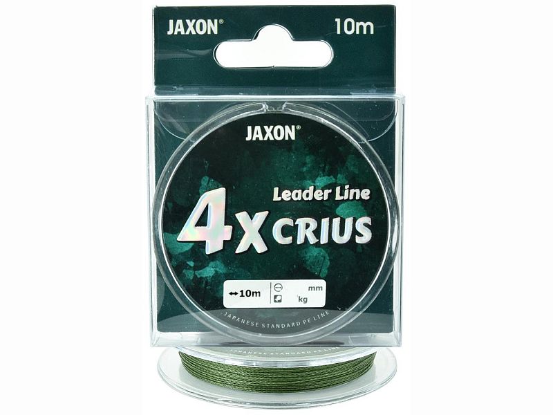 Plecionka JAXON Crius 4X Leader Line 10m 0.06mm