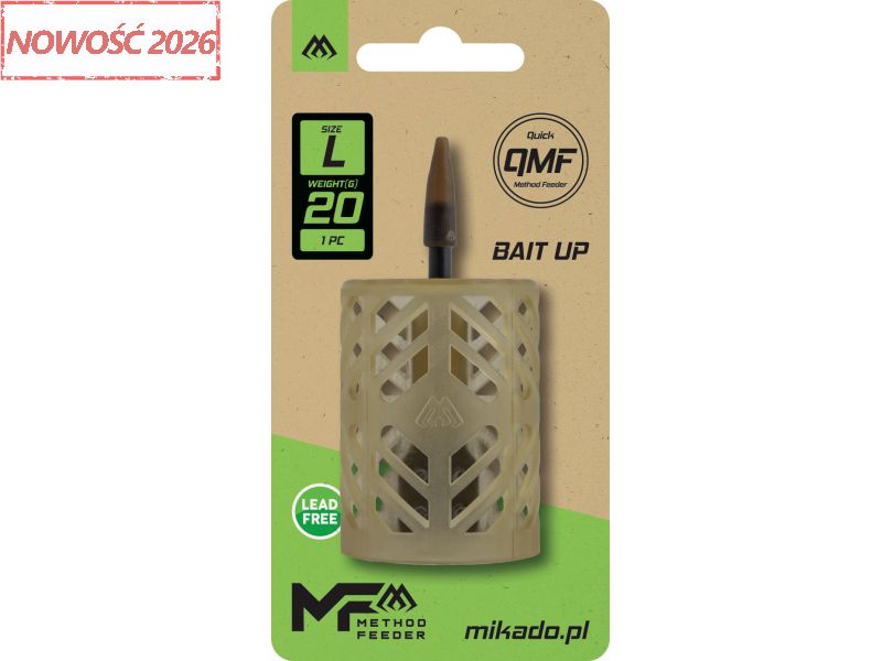 Koszyk zanętowy MIKADO QMF Feeder Bait-Up L 20g