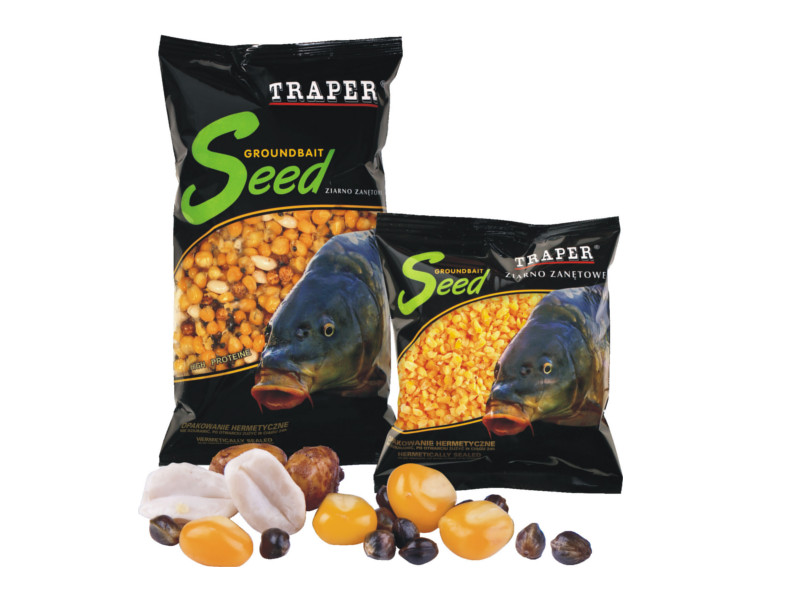Ziarno zan�towe TRAPER  500g  Kukurydza Mi�d